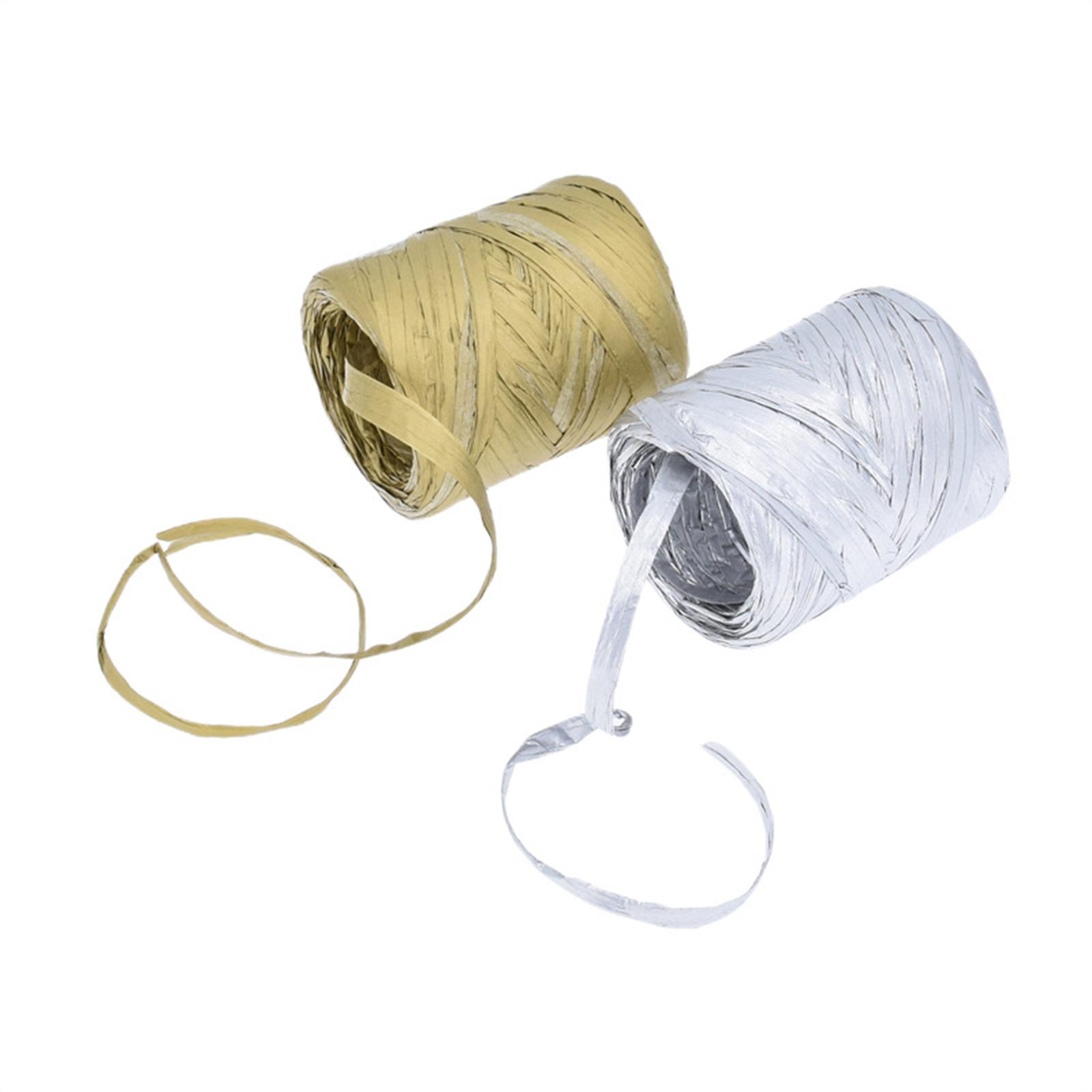 ริบบิ้นกระดาษราฟเฟีย DIY สำหรั - Papercraft Supply Ribbon บทวิจารณ์และราคา