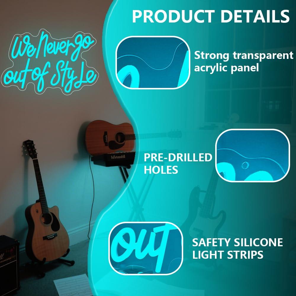 ป้ายไฟนีออน We Never Go Out Of - Neon Sign Party บทวิจารณ์และราคา