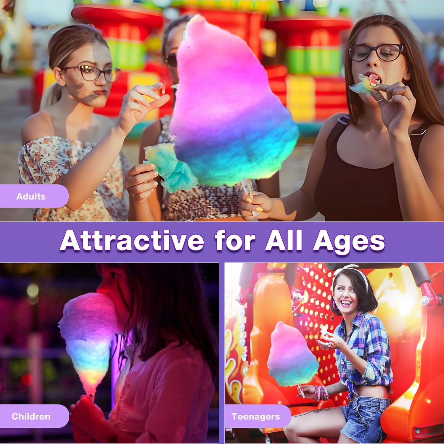 ไฟ LED หลากสี 20 ชิ้น สำหรับตก - Cotton Candy Cone บทวิจารณ์และราคา