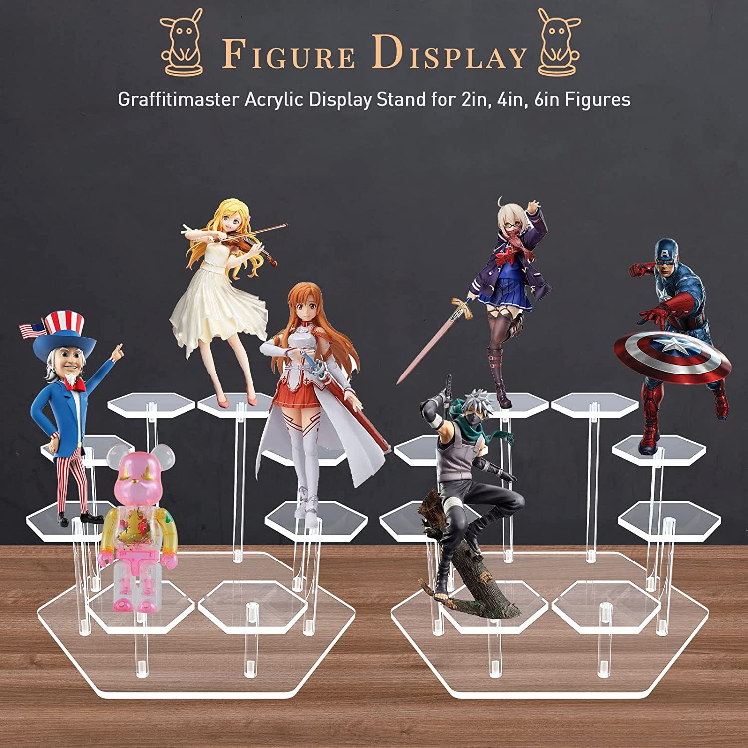 8/9ชั้นอะคริลิคชั้นวางสำหรับตั - Cupcake Stand Tier บทวิจารณ์และราคา