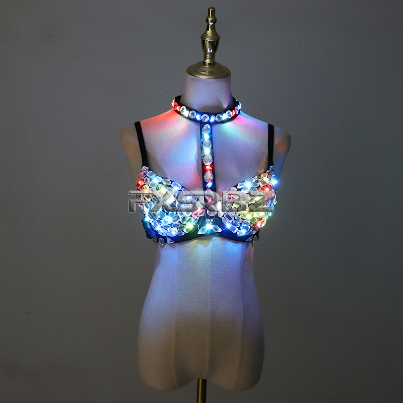 ไนท์คลับDsเซ็กซี่LED Braแฟลชที - Event Party Dj บทวิจารณ์และราคา