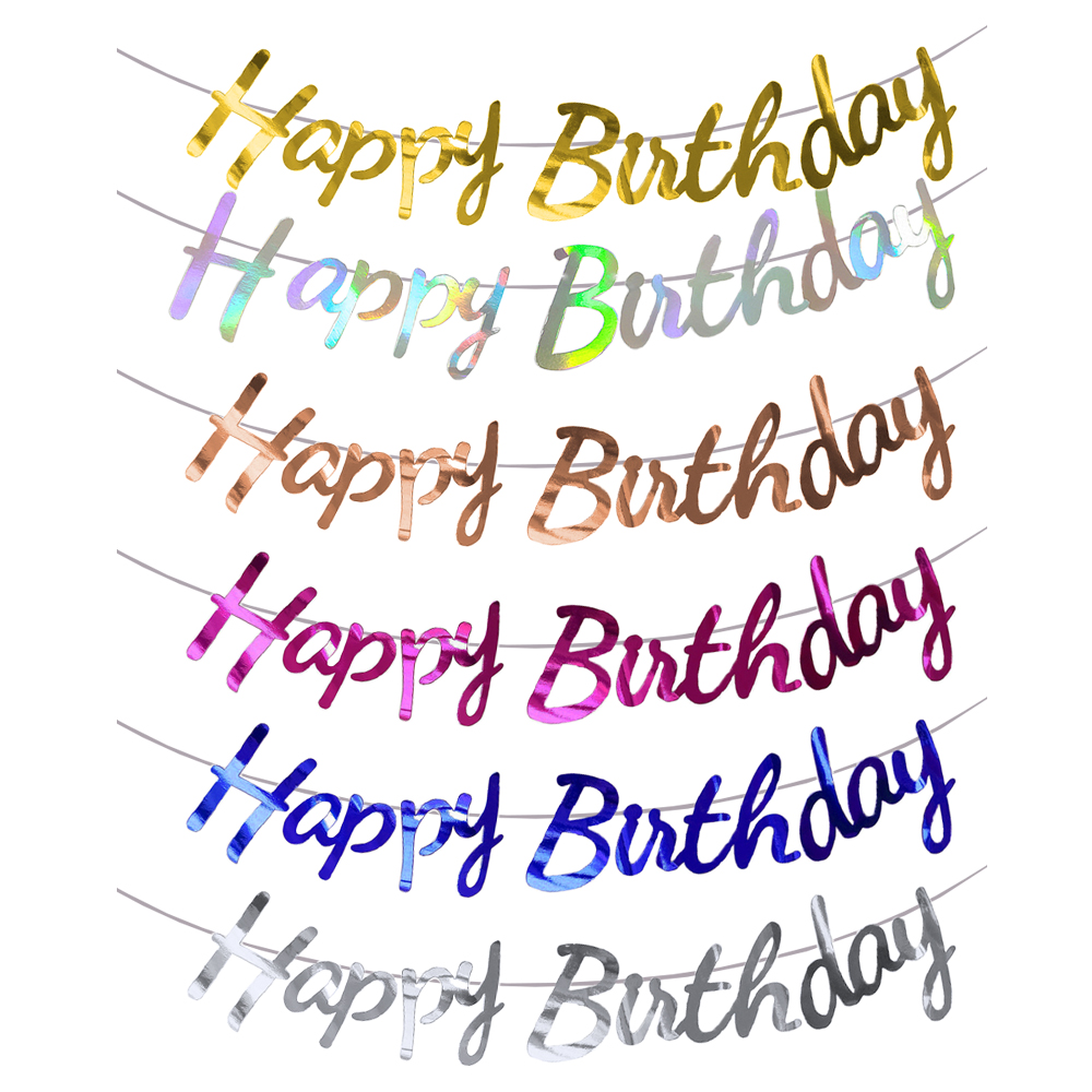 แบนเนอร์วันเกิดแฮปปี้ทองเงินวั - Party Banner Gold บทวิจารณ์และราคา