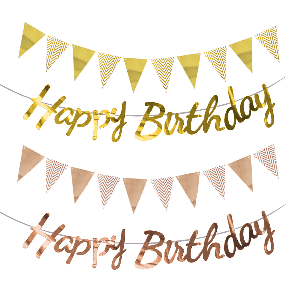 แบนเนอร์วันเกิดแฮปปี้ทองเงินวั - Party Banner Gold บทวิจารณ์และราคา