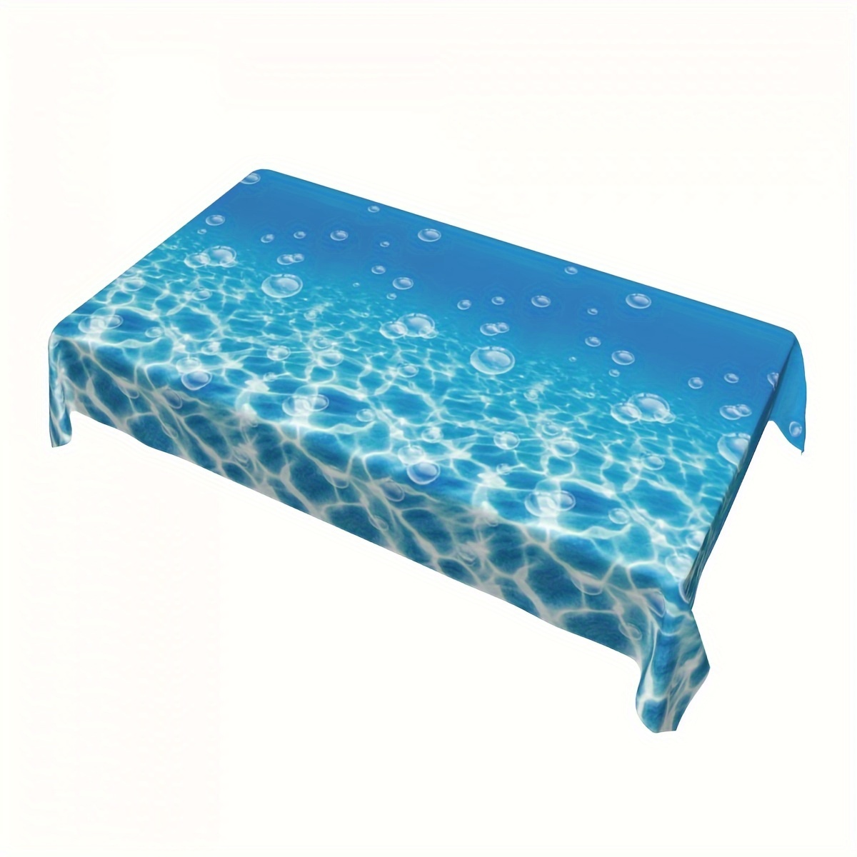 1ชิ้นคลื่นสีฟ้าน้ำทะเลเขตร้อนส - Table Cloth Disposable บทวิจารณ์และราคา