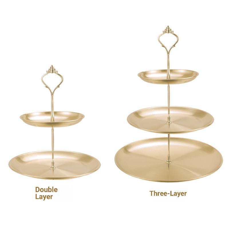 【CPI】ชั้นวางเค้ก 2/3 ชั้น สีทอ - Cupcake Stand Tier บทวิจารณ์และราคา