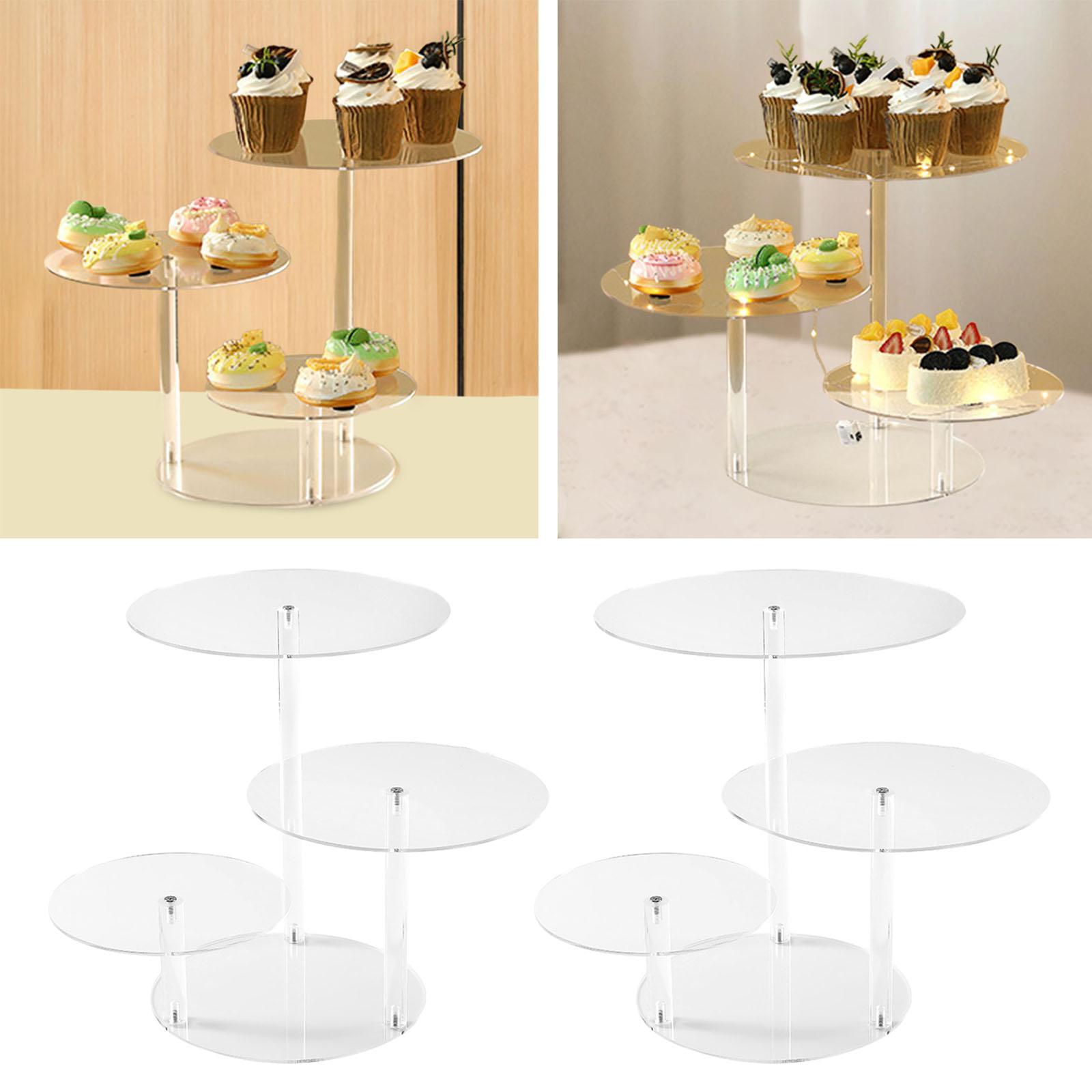 ชั้นวางเค้กอะคริลิค 3 ชั้น พร้ - Cupcake Stand Tier บทวิจารณ์และราคา