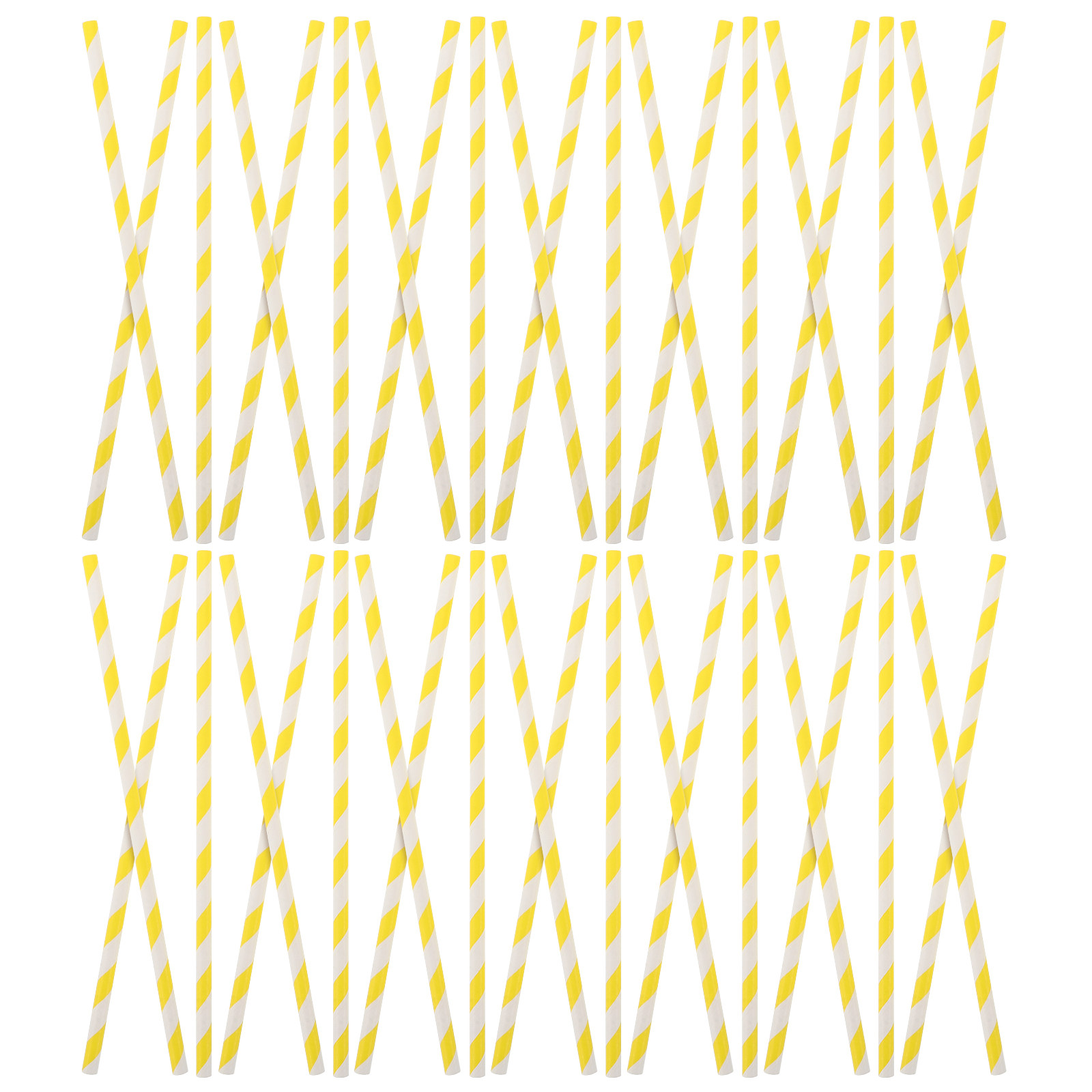 หลอดกระดาษตกแต่งงานปาร์ตี้ 100 - Paper Straw Color บทวิจารณ์และราคา
