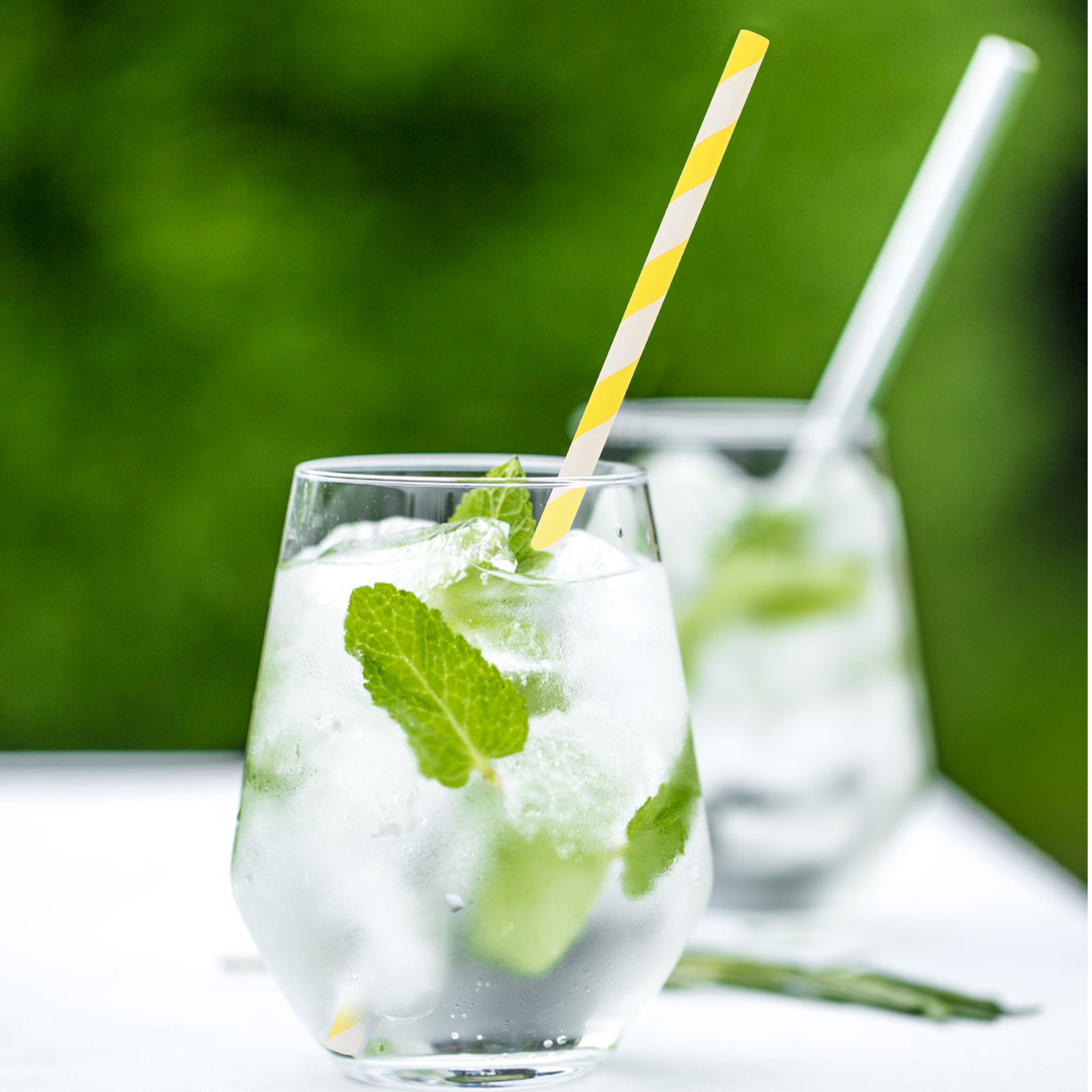 หลอดกระดาษตกแต่งงานปาร์ตี้ 100 - Paper Straw Color บทวิจารณ์และราคา
