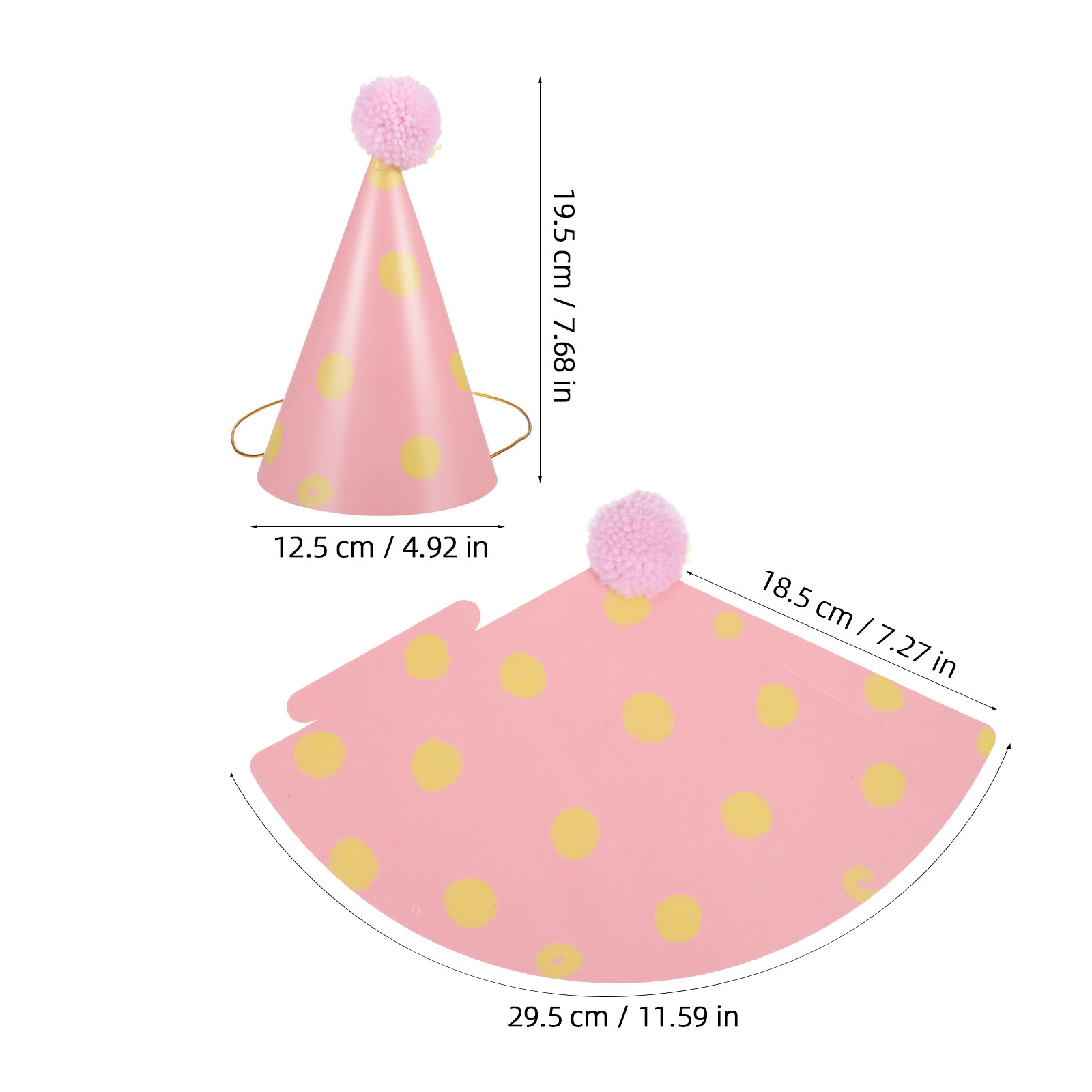 หมวกวันเกิดกระดาษ 14 ชิ้นสำหรั - Party Hat Cone บทวิจารณ์และราคา