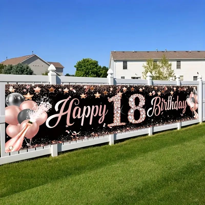 แบนเนอร์วันเกิดครบรอบ 18 ปี, ข - Party Banner Gold บทวิจารณ์และราคา