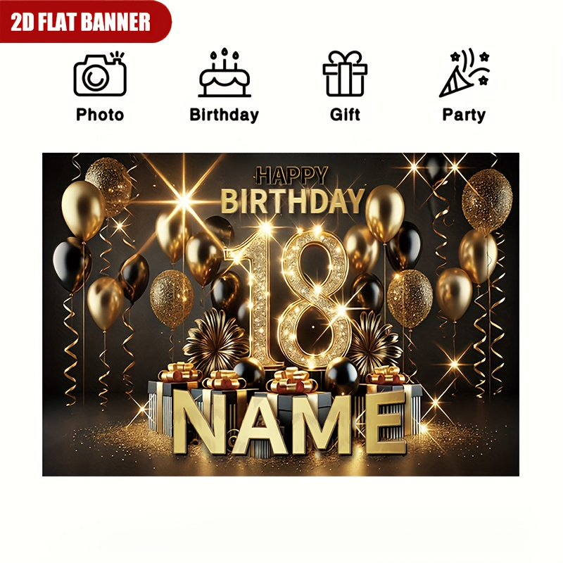 แบนเนอร์ตกแต่งงานวันเกิดครบรอบ - Party Banner Gold บทวิจารณ์และราคา