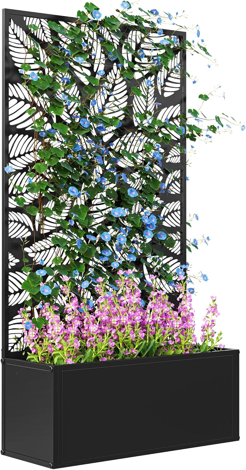 แปลงปลูกผักยกพื้นทำจากโลหะพร้อ - Flower Wall Panel บทวิจารณ์และราคา