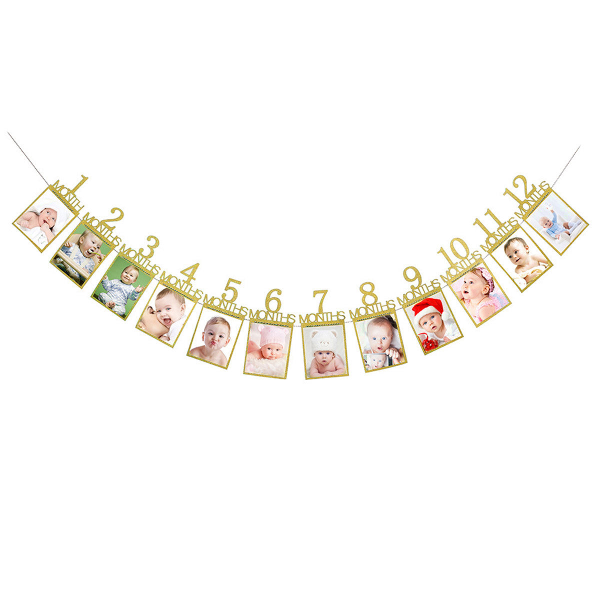 แบนเนอร์ตกแต่งผนังสำหรับถ่ายภา - Party Banner Gold บทวิจารณ์และราคา