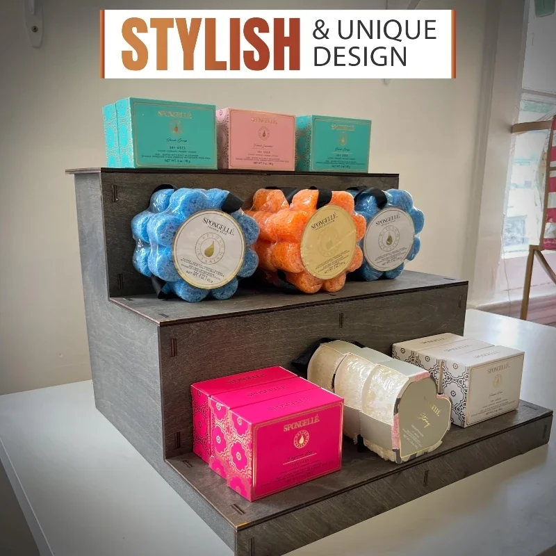 ชุดขาตั้งคัพเค้กไม้ธรรมชาติ 1  - Cupcake Stand Tier บทวิจารณ์และราคา